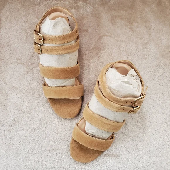 BNWOB Marais x For Love and Lemons Glitter Holiday Sandals - Picture 6 of 15